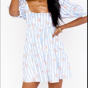 Show Me Your MuMu-Addie Dress /Palmetto Blue